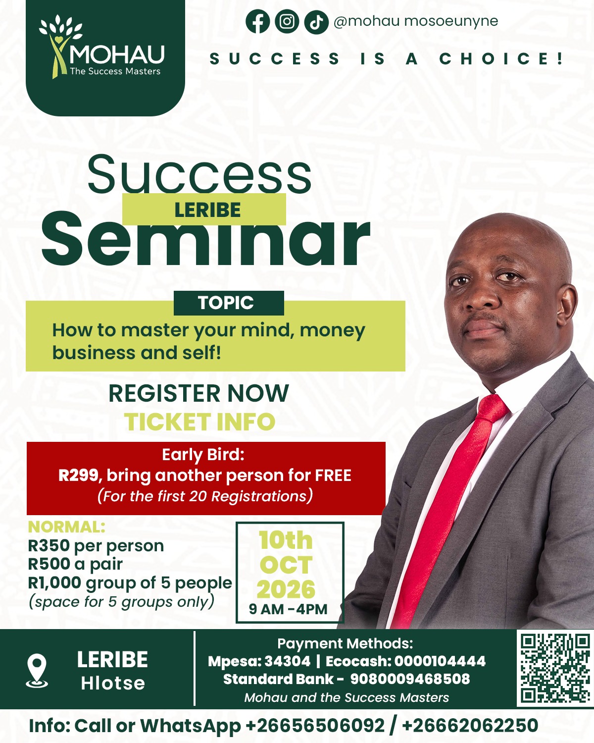 Leribe Seminar Tour